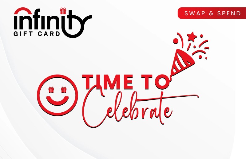 Time to Celebrate Smart eGift Card | Infinity Gift Cards